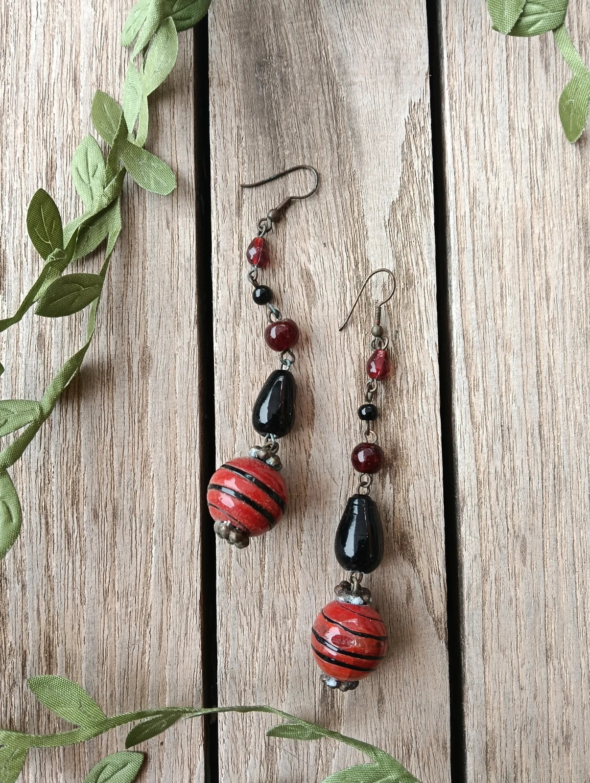 Bohemian long drop earrings retro ethnic