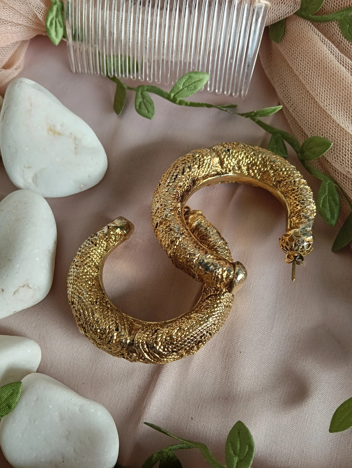 🔥Last price🔥Maxi Chunky Hoops earrings gold tone