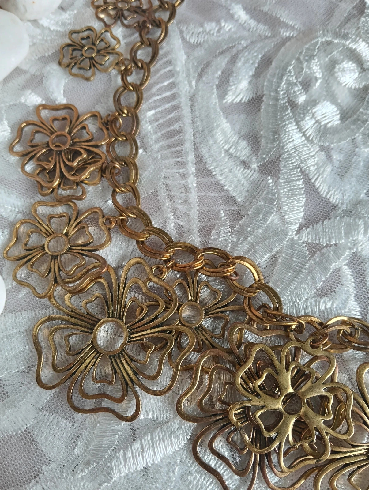 Vintage maxi flower necklace – Vintage Love 3