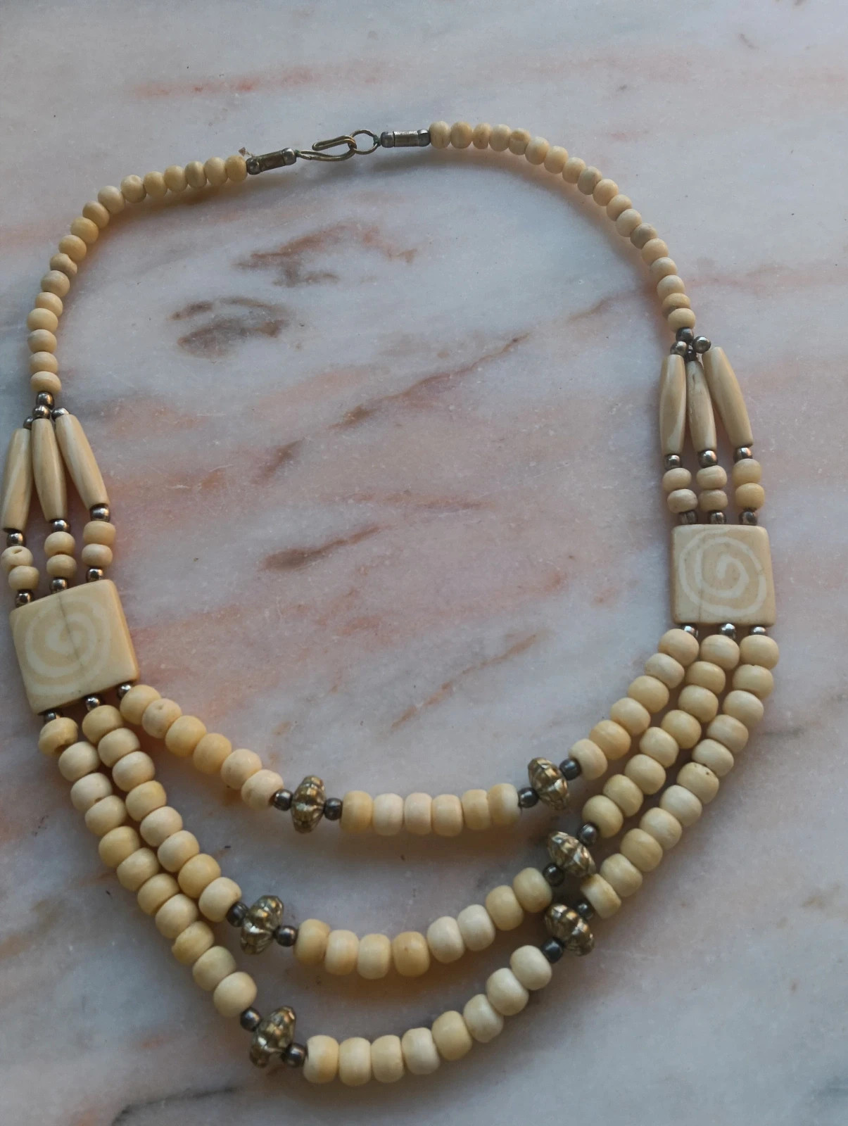 Collar artesanal hueso necklace collier os – No Label 3
