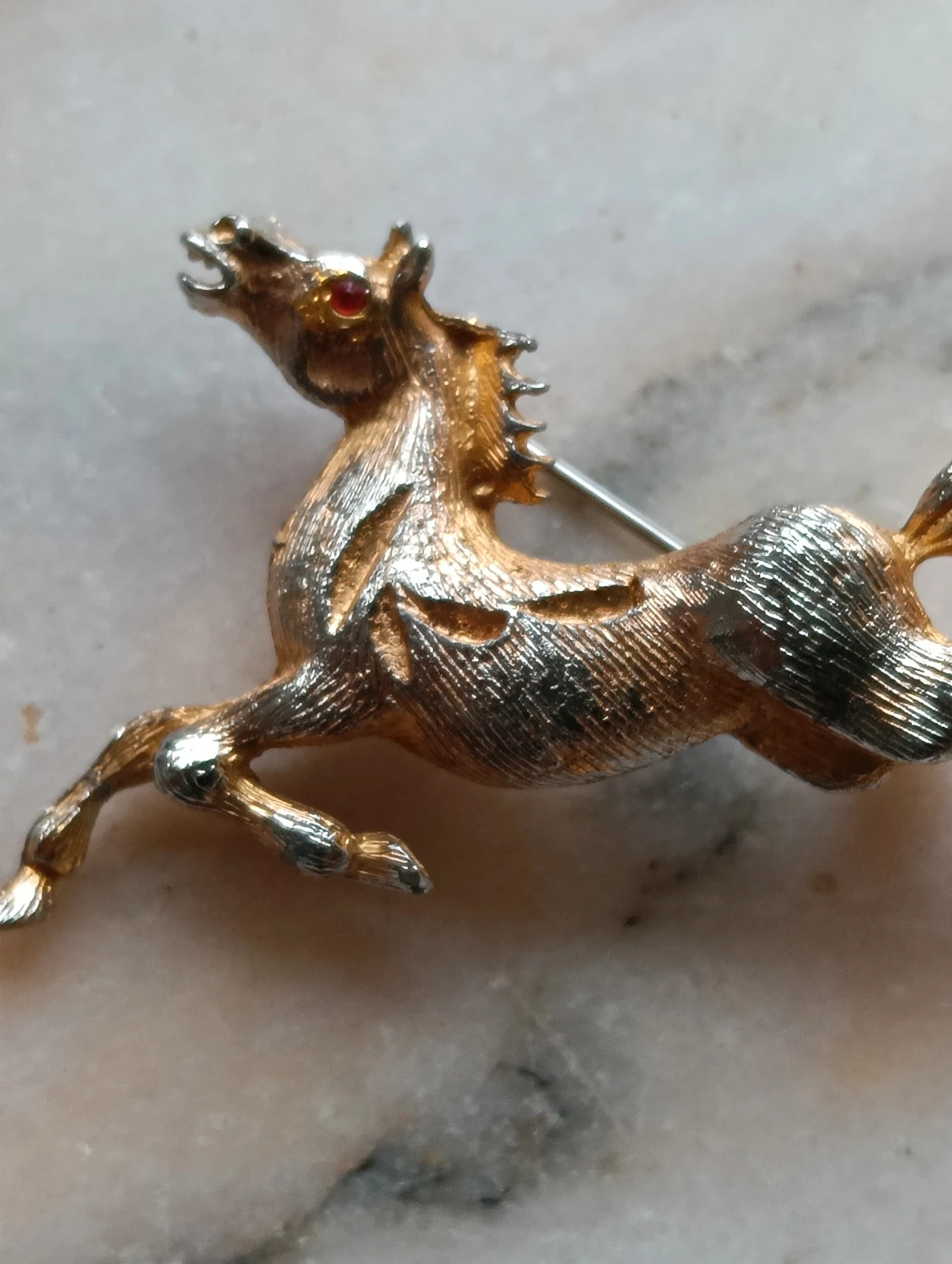 Vintage Horse brooch