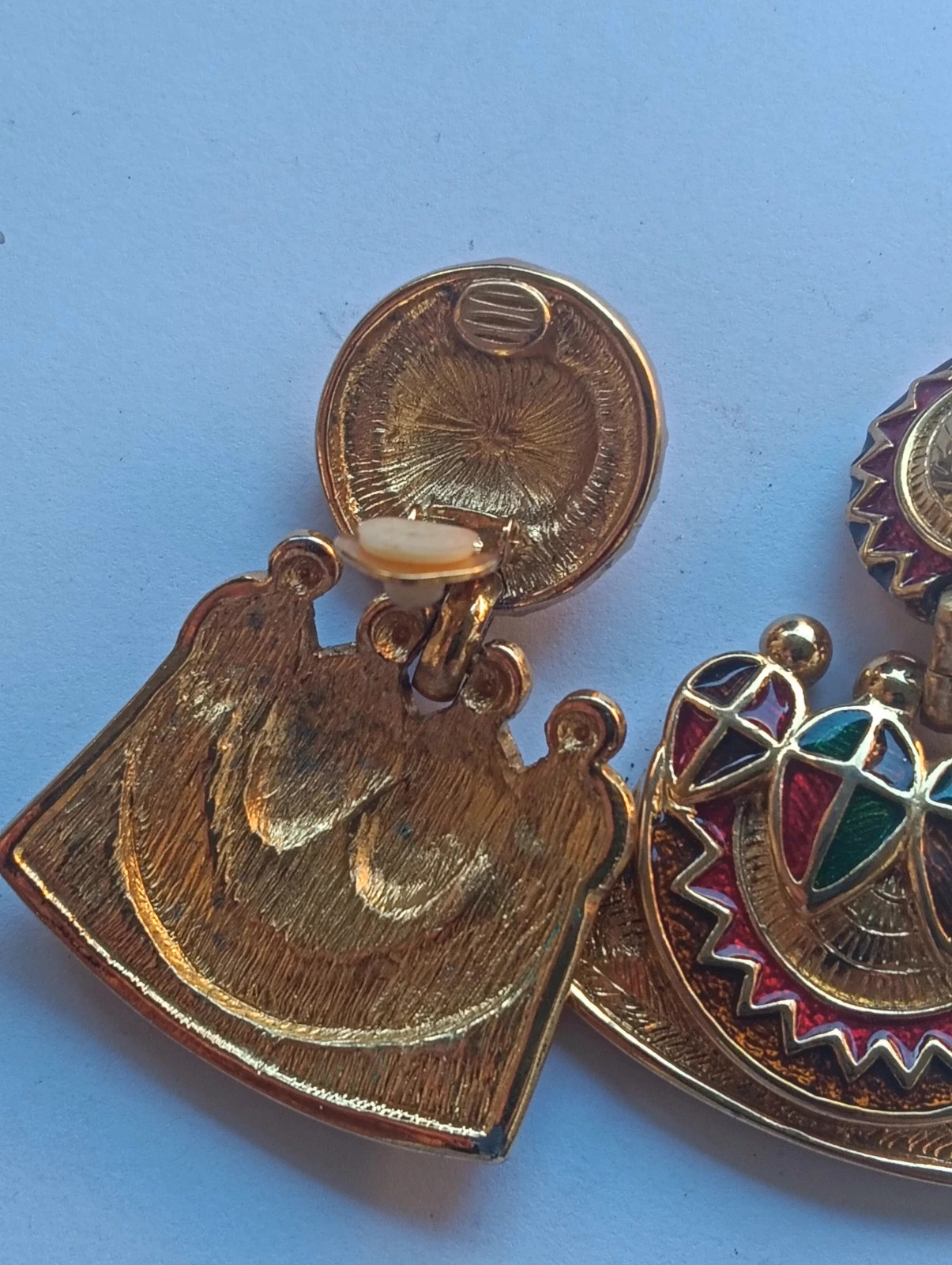 Increíbles pendientes de Leritz Boucles d'oreilles vintage earrings 80s – LERITZ 5