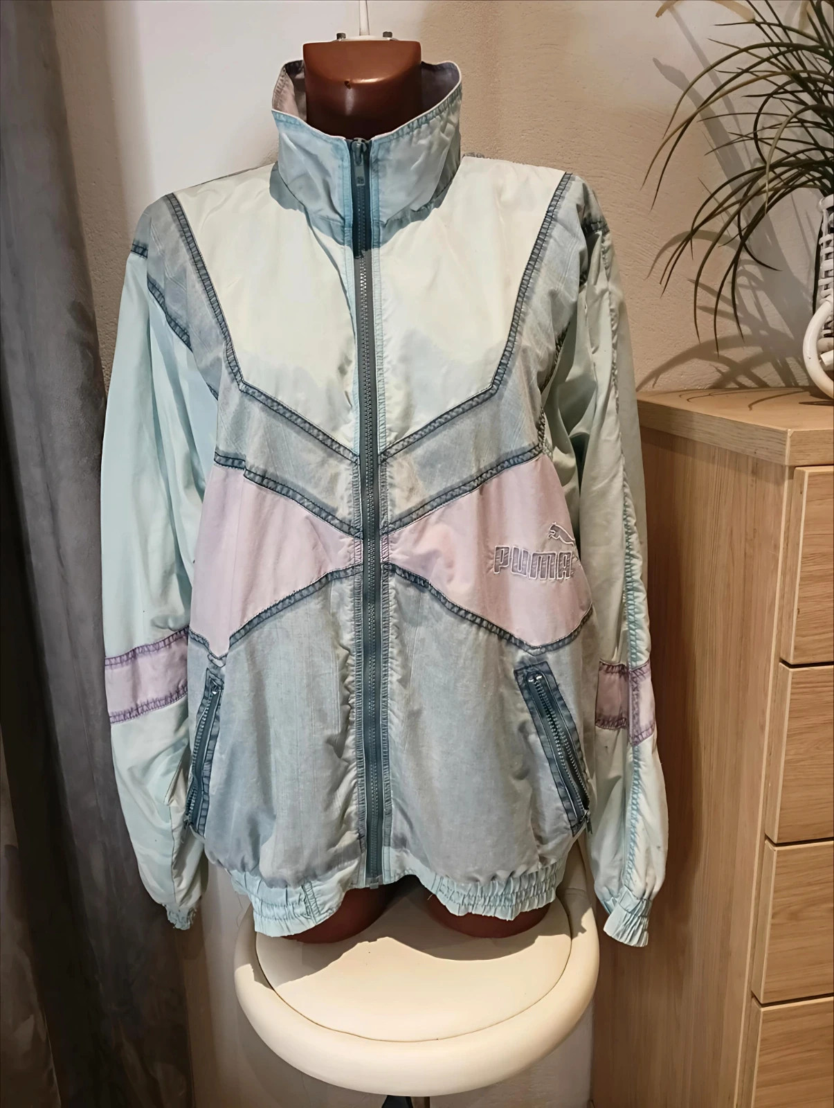 Rare vintage puma track jacket embroidered logo XL – Puma – taille XL