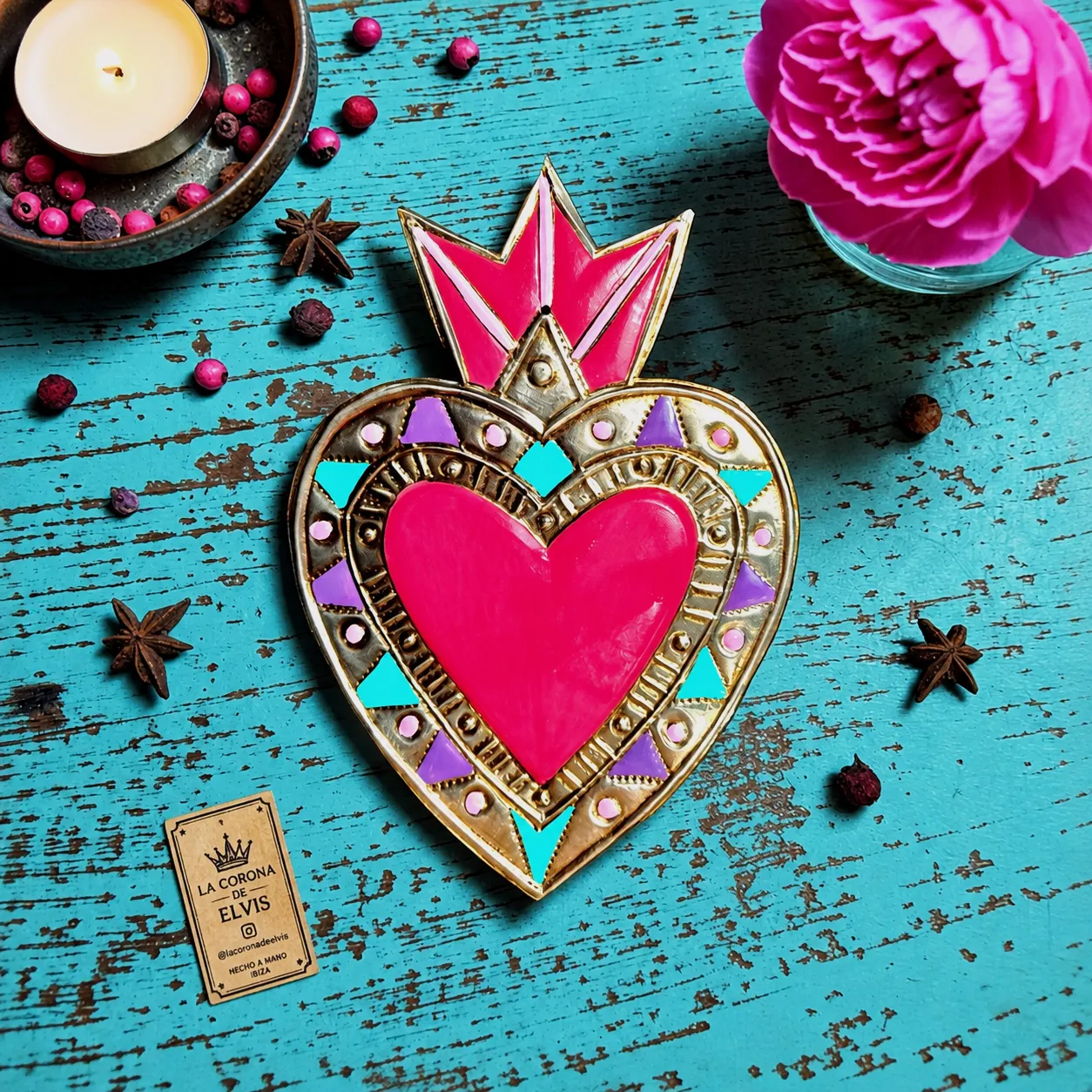 Sagrado corazon mexicano – La corona de Elvis 2