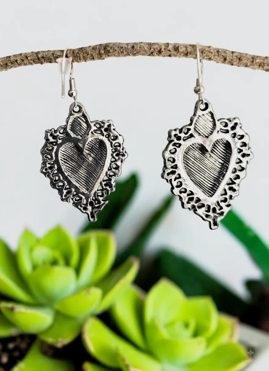 Pendientes esmaltados tipo Ex Voto  – La corona de Elvis 6