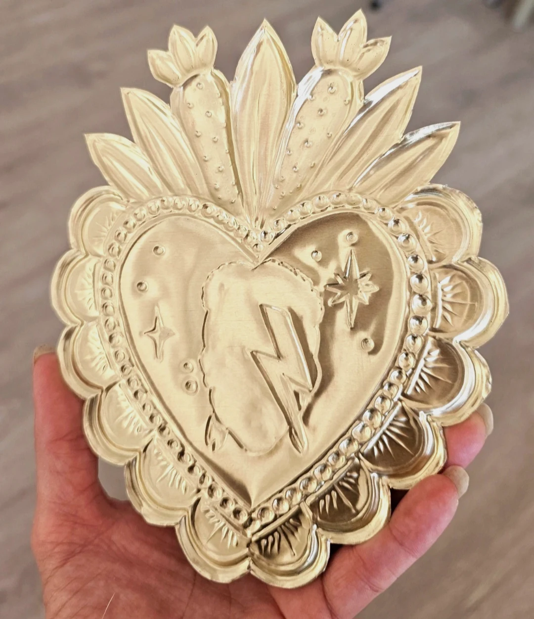 Milagrito Mexicano Ex Voto Bowie – La corona de Elvis 6