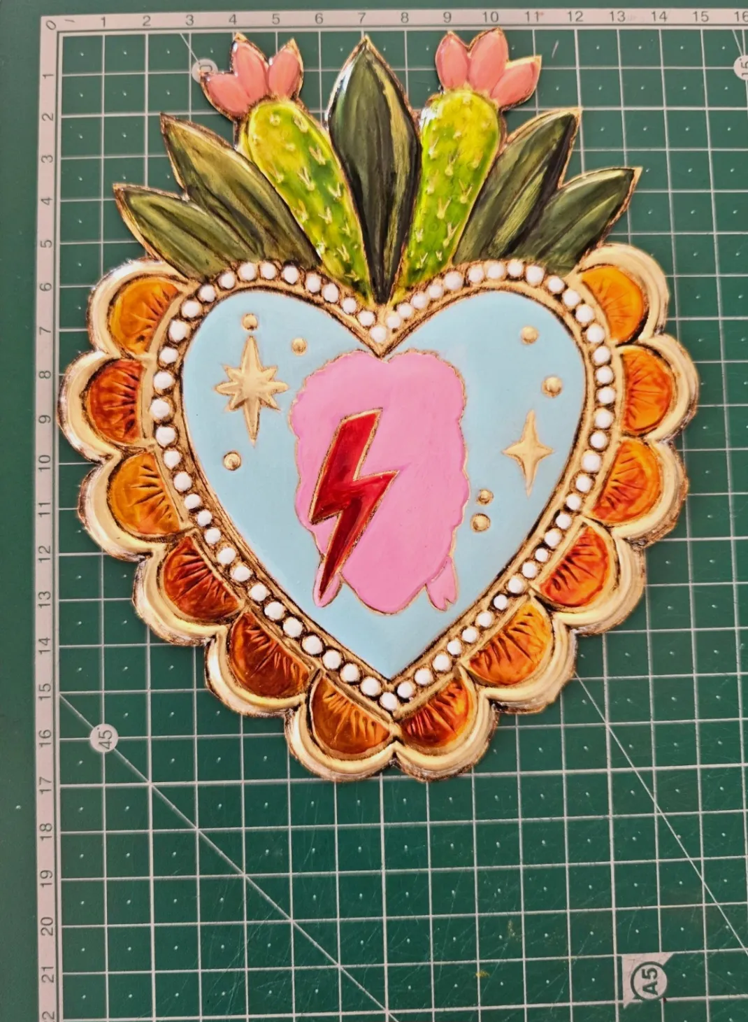 Milagrito Mexicano Ex Voto Bowie – La corona de Elvis 5