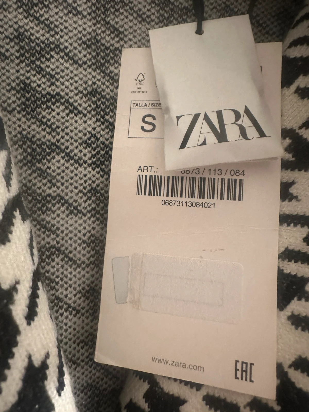 Manteau – Zara – taille S / 36 / 8 5