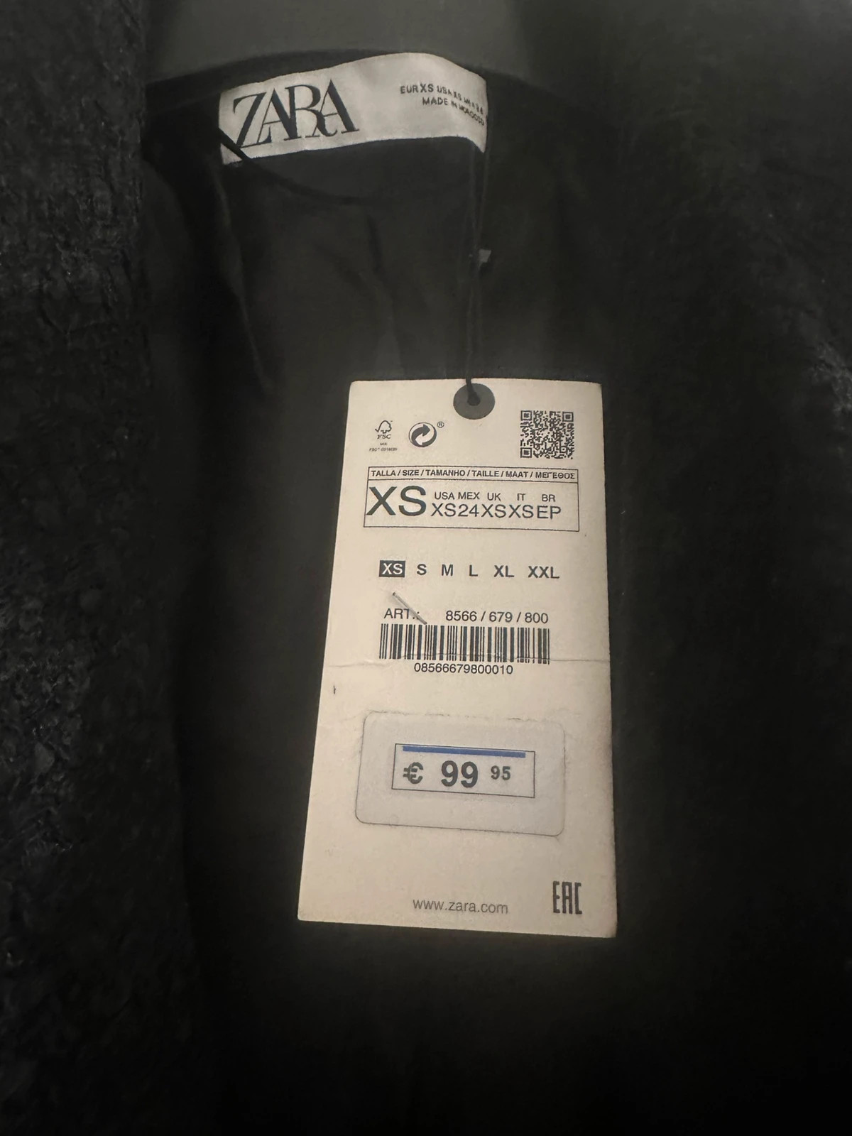 Veste – Zara – taille XS / 34 / 6 4