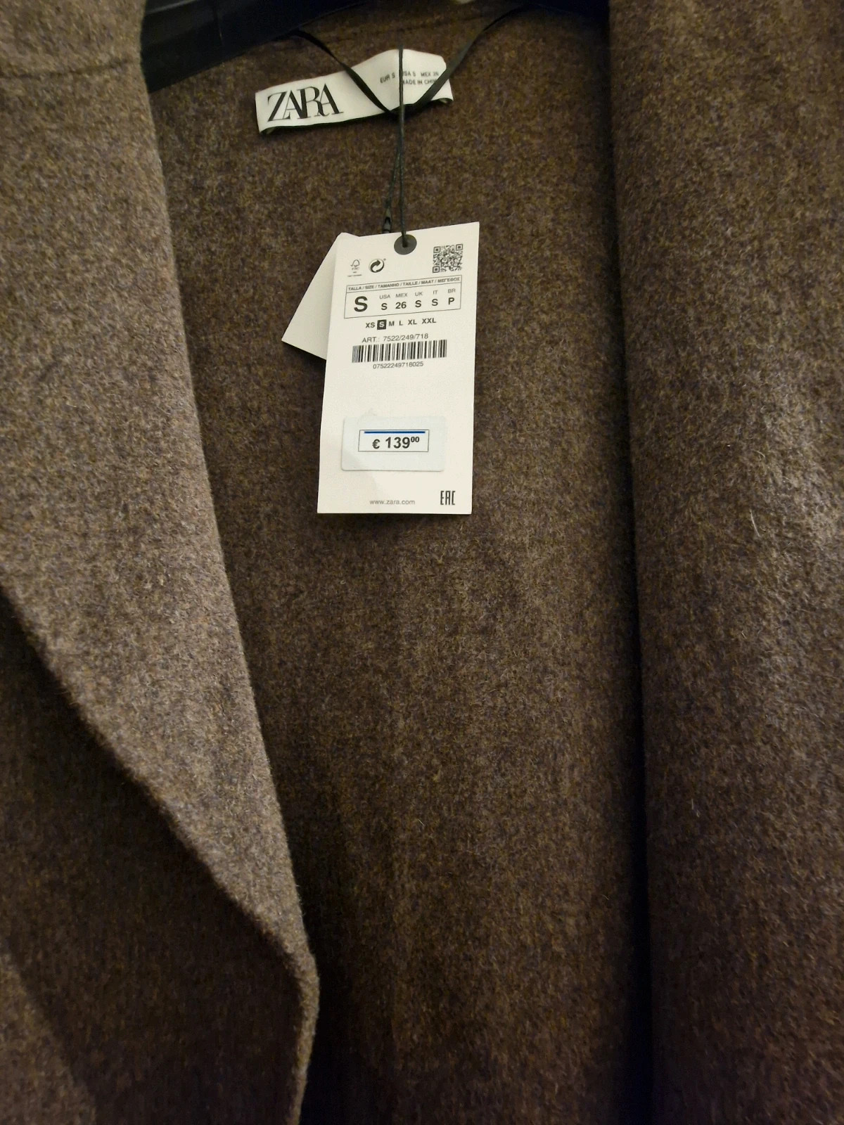 Manteau – Zara – taille S / 36 / 8 3