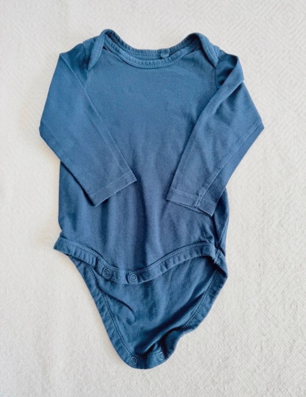 Bodies manches longues blanc et bleu 62-68 cm Lupilu – Lupilu – taille 6 mois 6
