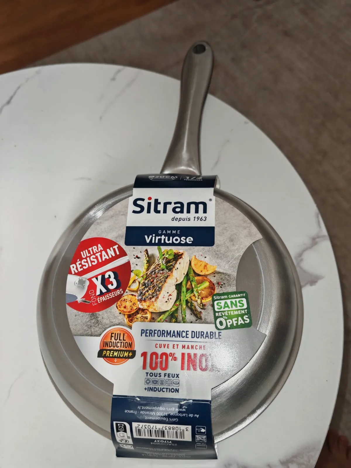 Poêle sitram inox 20 cm  – Sitram 4
