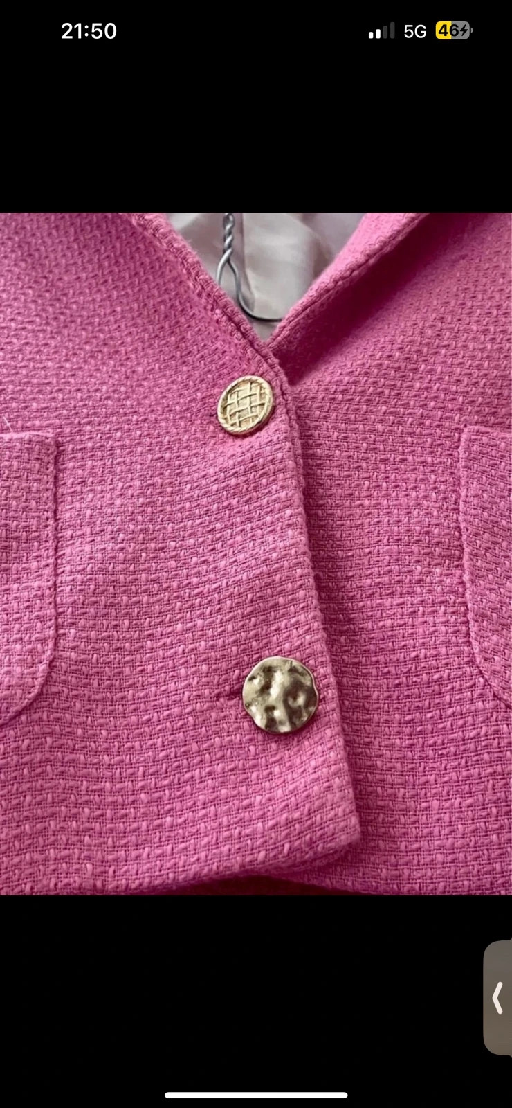 Ensemble Tweed rose taille L – Shein – taille L / 40 / 12 2