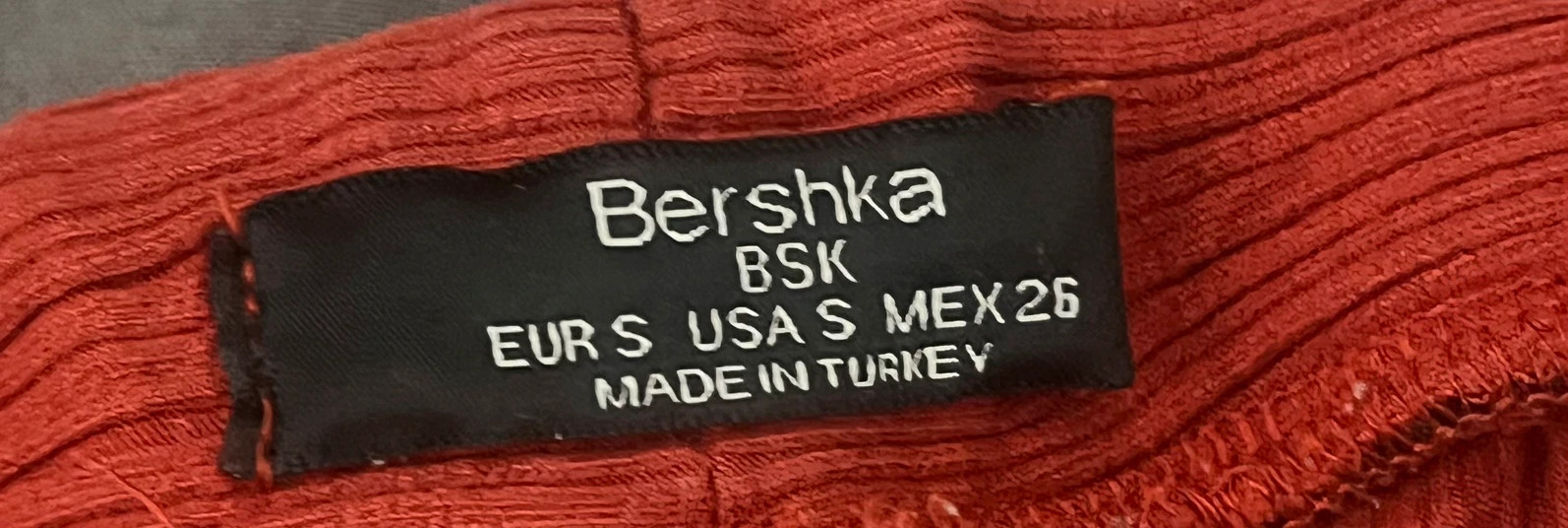 Pantalon stretch orange brique Bershka S – Bershka – taille S / 36 / 8 2