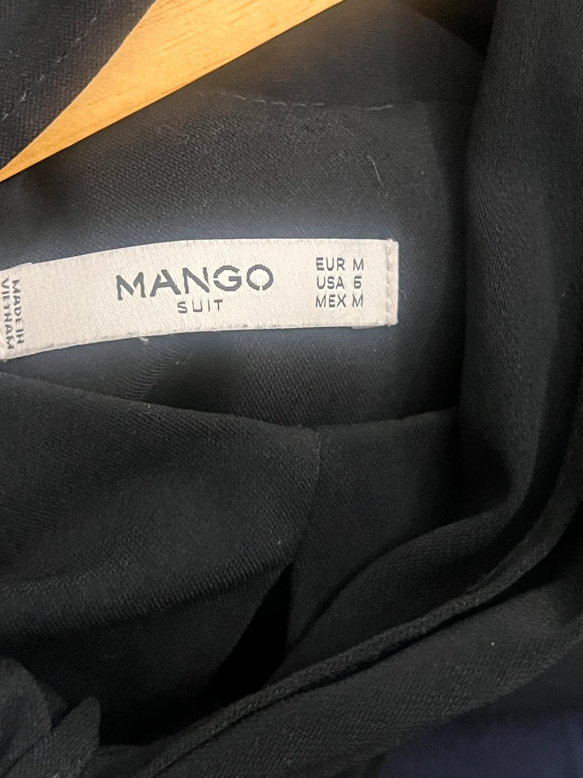 Robe mango col à noeud bleu marine – Mango – taille M / 38 / 10 3