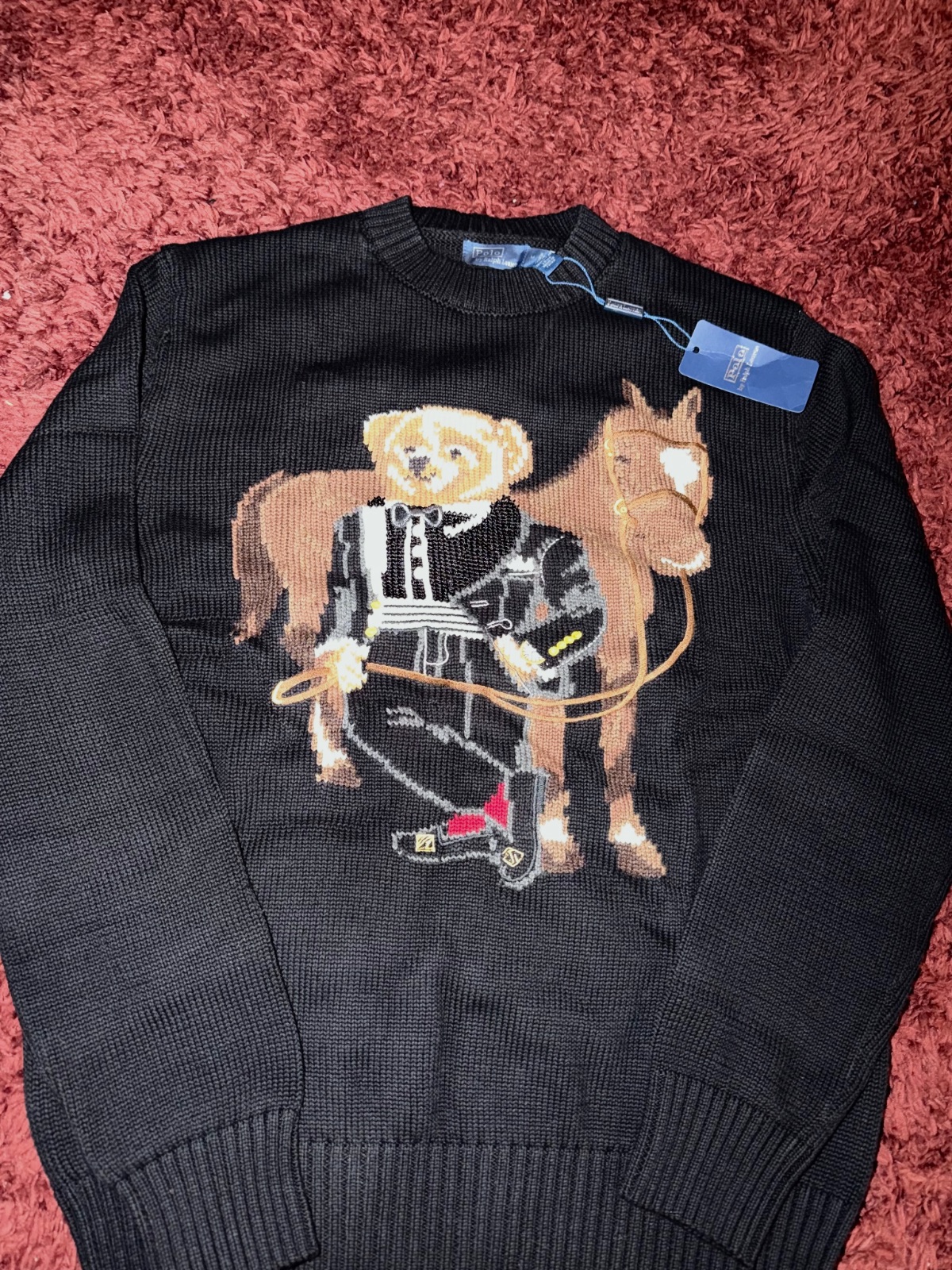 Polo bear noir  – Polo Ralph Lauren – taille M 2