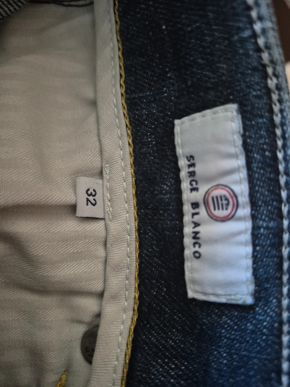 : Jean Serge Blanco taille 32 (M/L) - Bleu brut / délavé – Serge Blanco – taille M 2