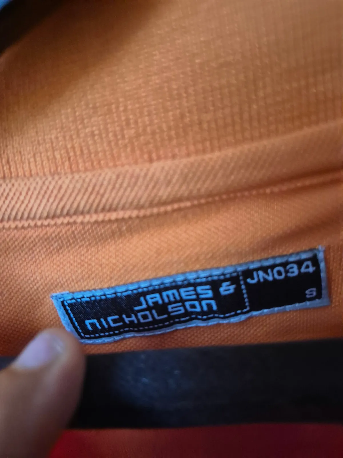 Polo orange à manches courtes James & Nicholson – James & Nicholson – taille S 2