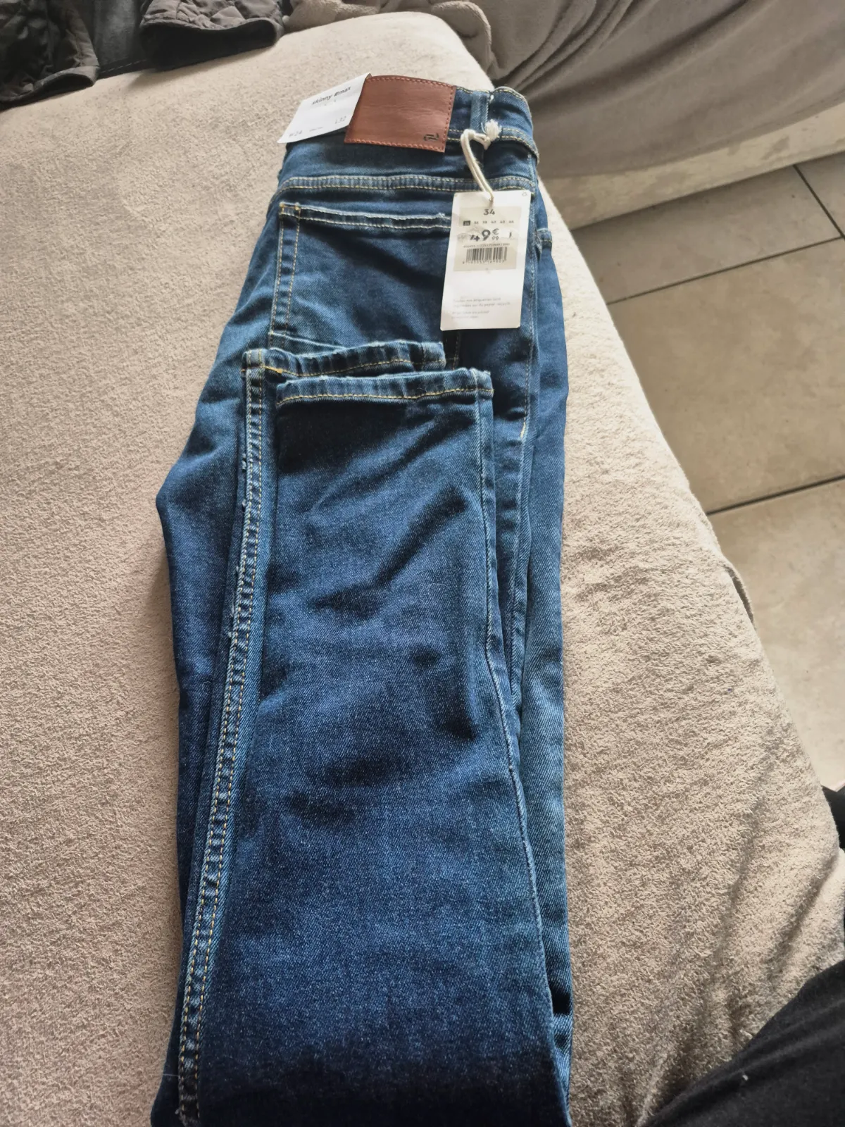 Jean skinny Jules bleu denim W24 L32 – Jules – taille 34 3