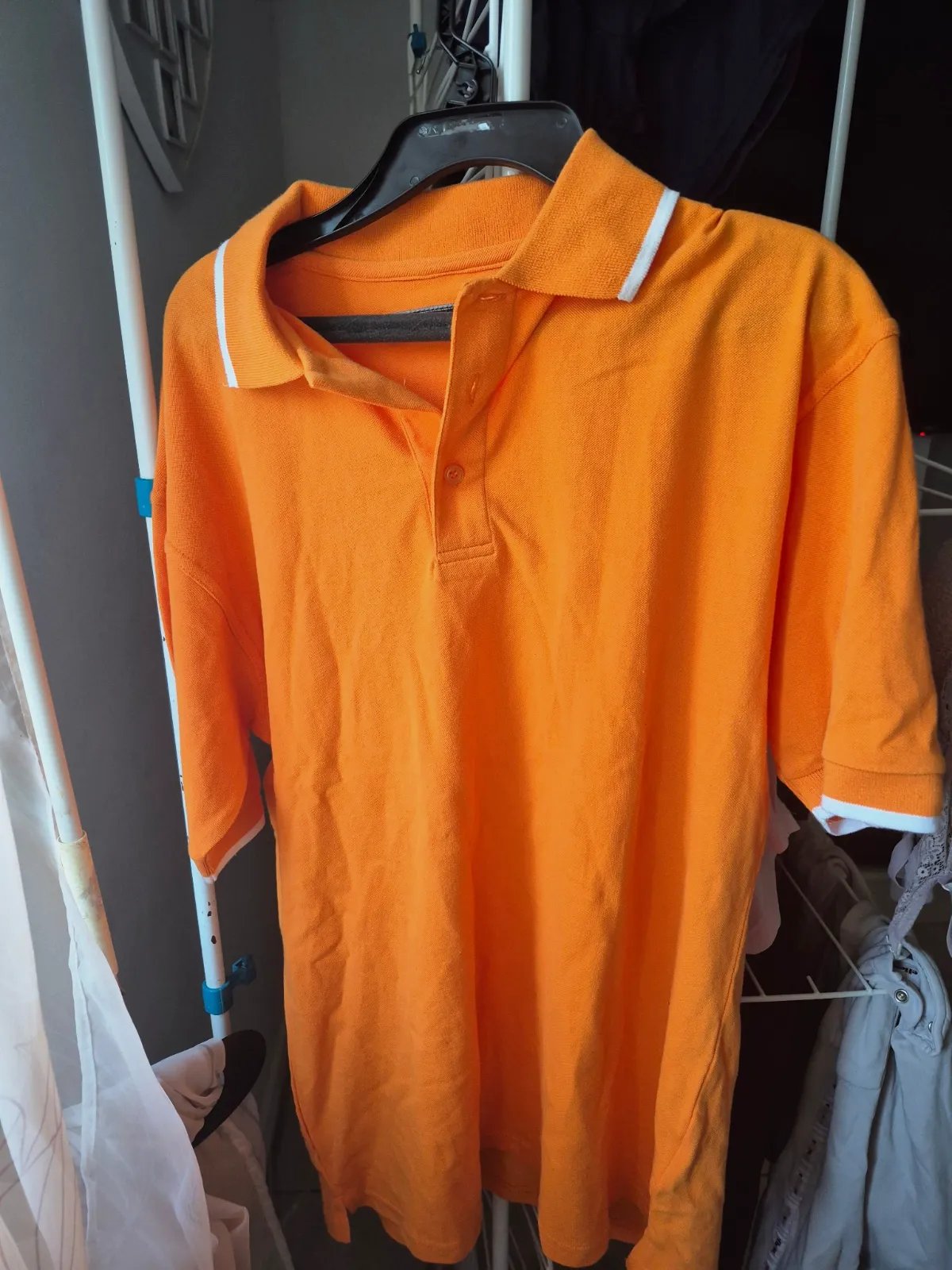 Polo orange à manches courtes James & Nicholson – James & Nicholson – taille S 3