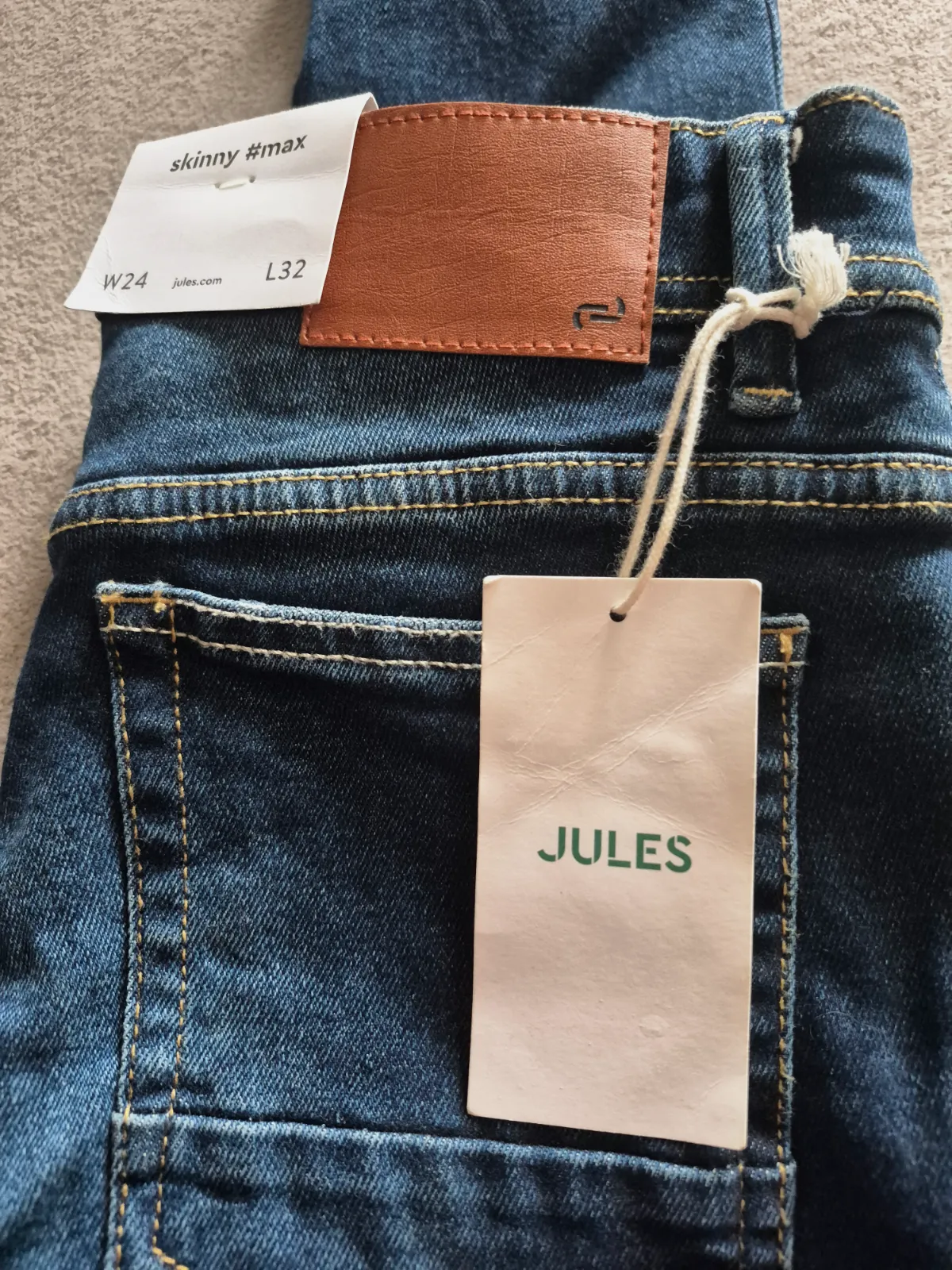 Jean skinny Jules bleu denim W24 L32 – Jules – taille 34 2