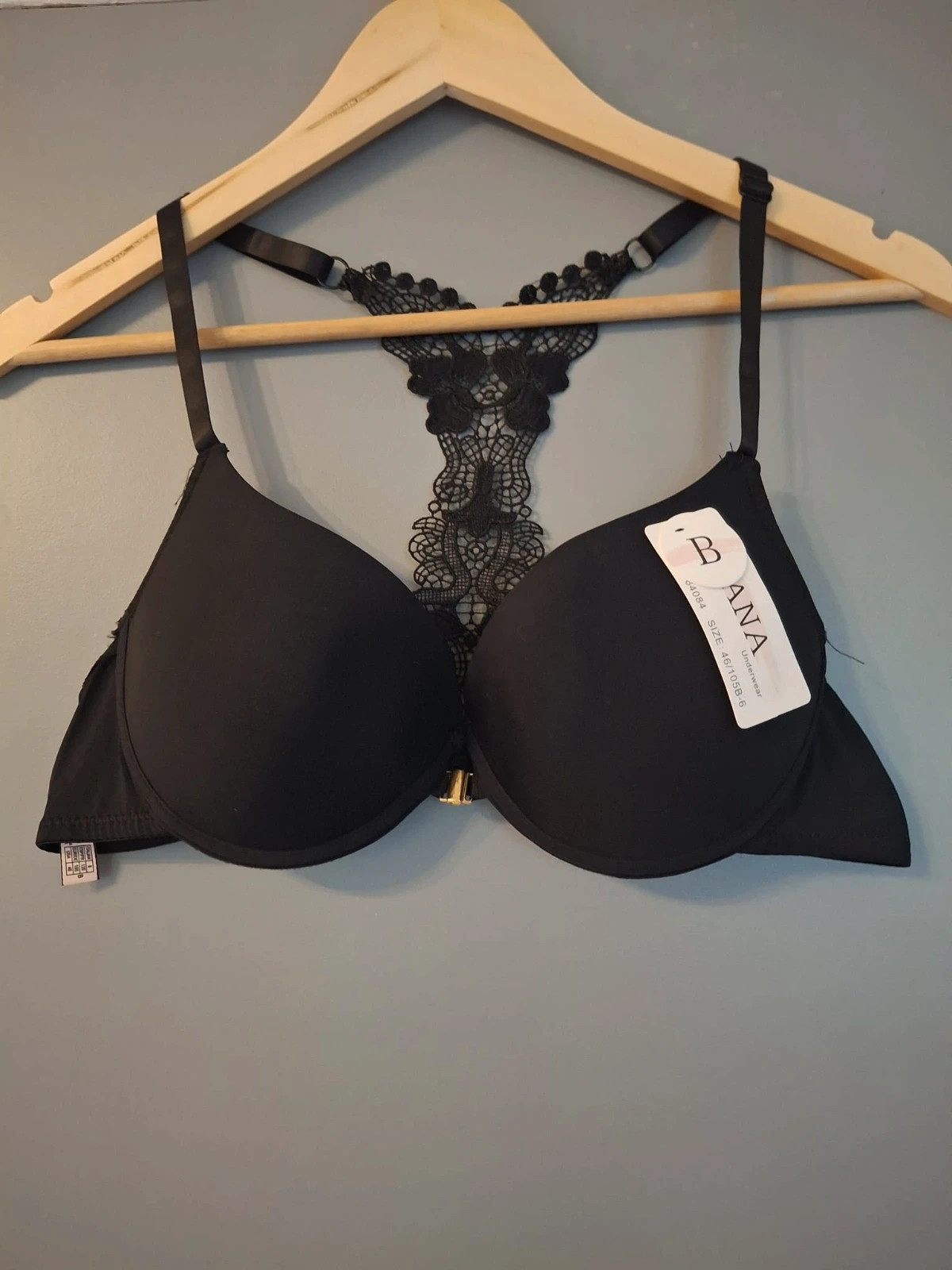 Bralette crop top dos dentelle ouvert devant – Hana – taille 105B 4