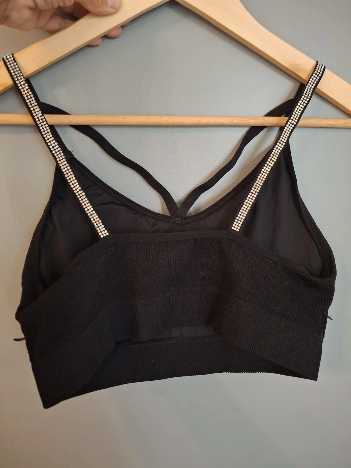 Set brassière sport avec bretelles strass – Ouno – taille XL 2