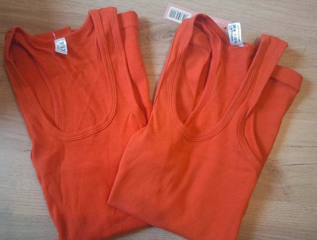 Lot débardeurs en coton dos nageur coloré – Tendance – taille XL / 42 / 14 2