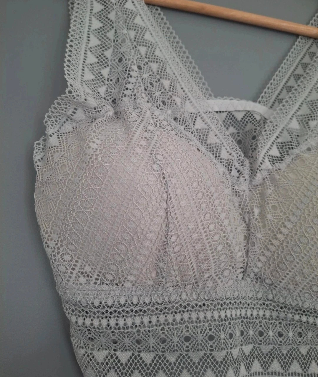 Bralette bustier dentelle fine grande taille – Aïna – taille L / 40 / 12 4
