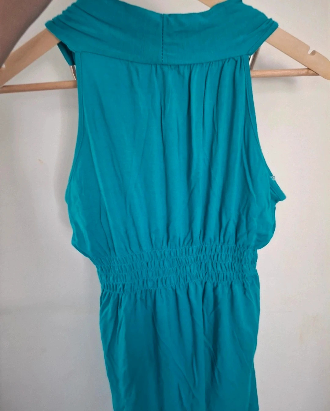 Top fluide turquoise avec jolis détails sur les bretelles – Tendance – taille M / 38 / 10 4