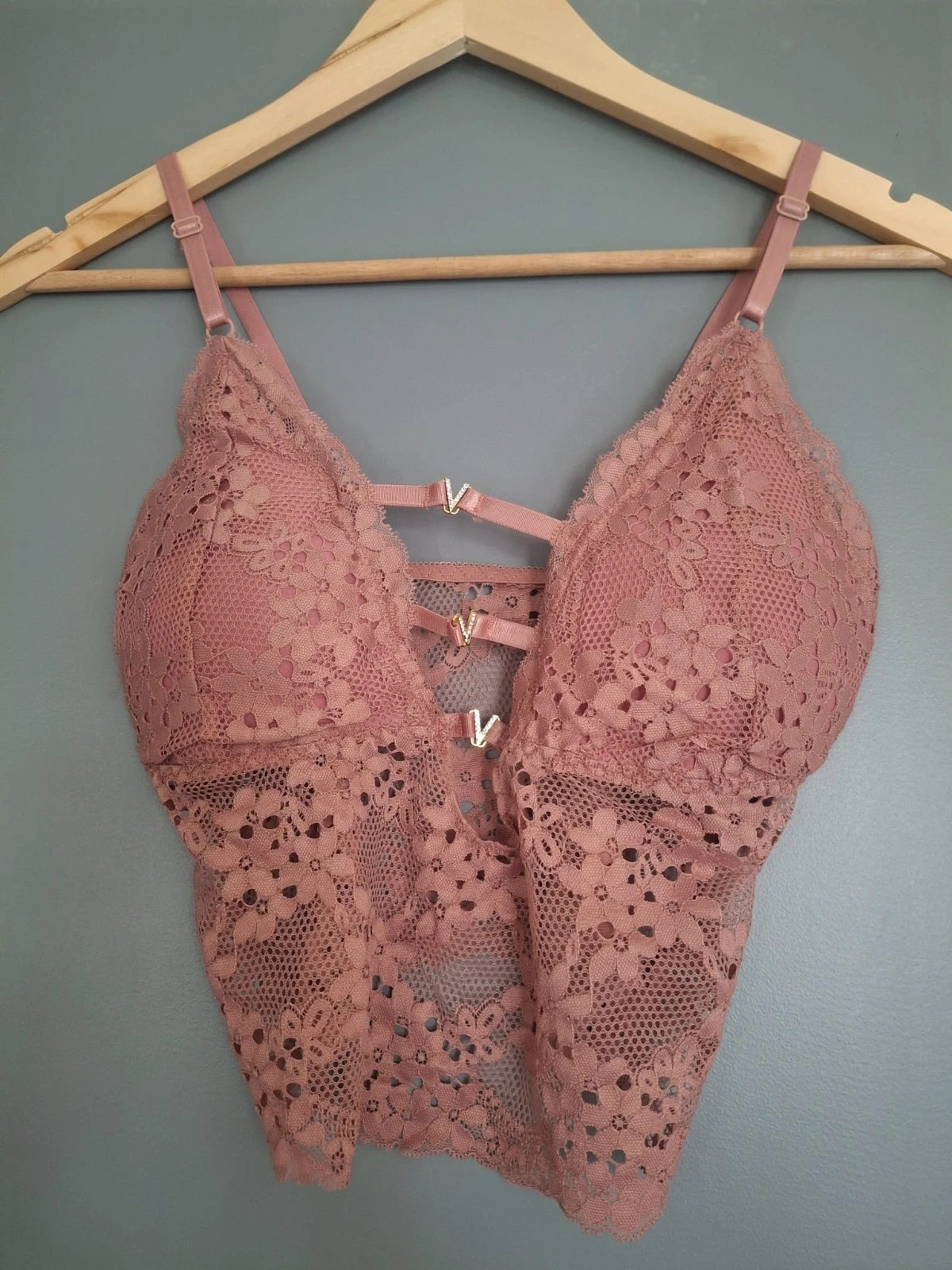 Crop top bralette dentelle florale tendance – Ancona – taille 90B 2