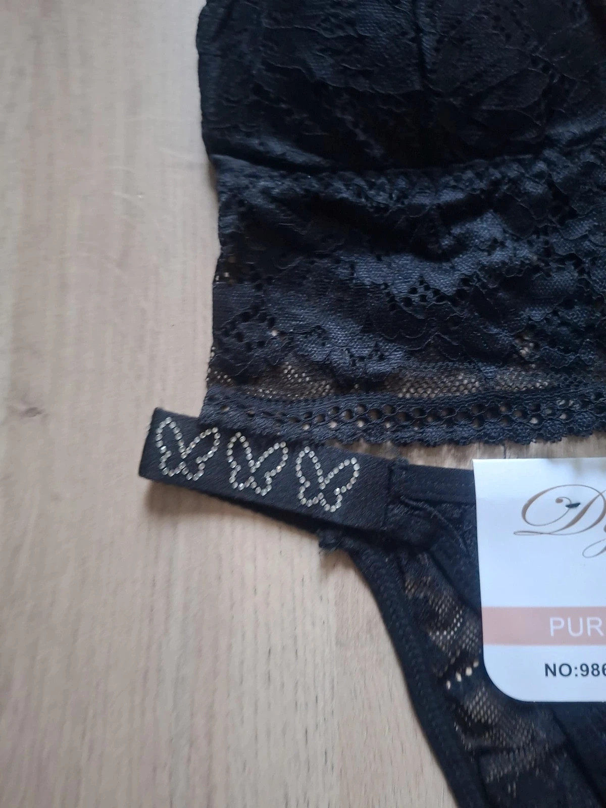 Ensemble lingeries dentelle noire – yalish – taille L / 40 / 12 2