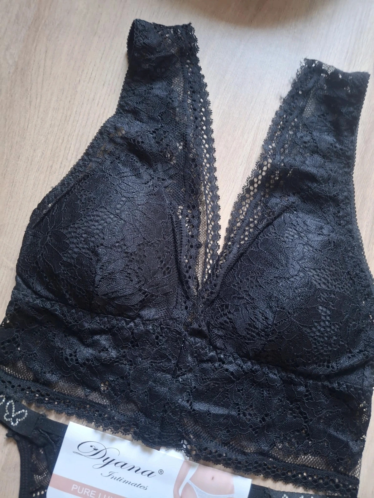 Ensemble lingeries dentelle noire – yalish – taille L / 40 / 12 3