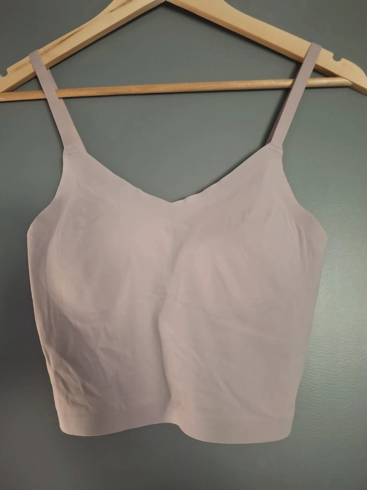 Bralette crop top invisible sans couture Nude – Ouno – taille S / 36 / 8