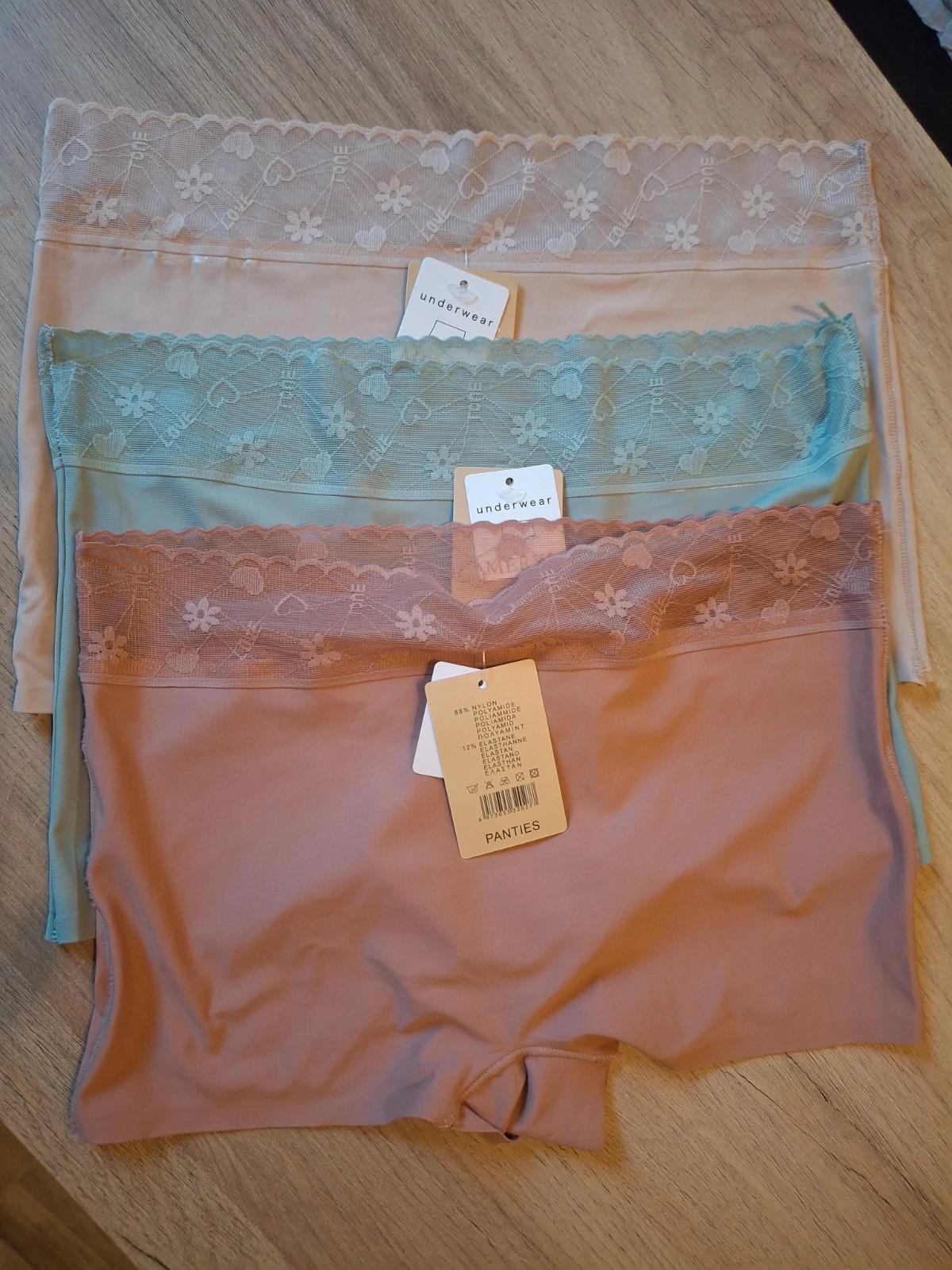 Trios de shorty seamless confortable – meryl – taille M / 38 / 10