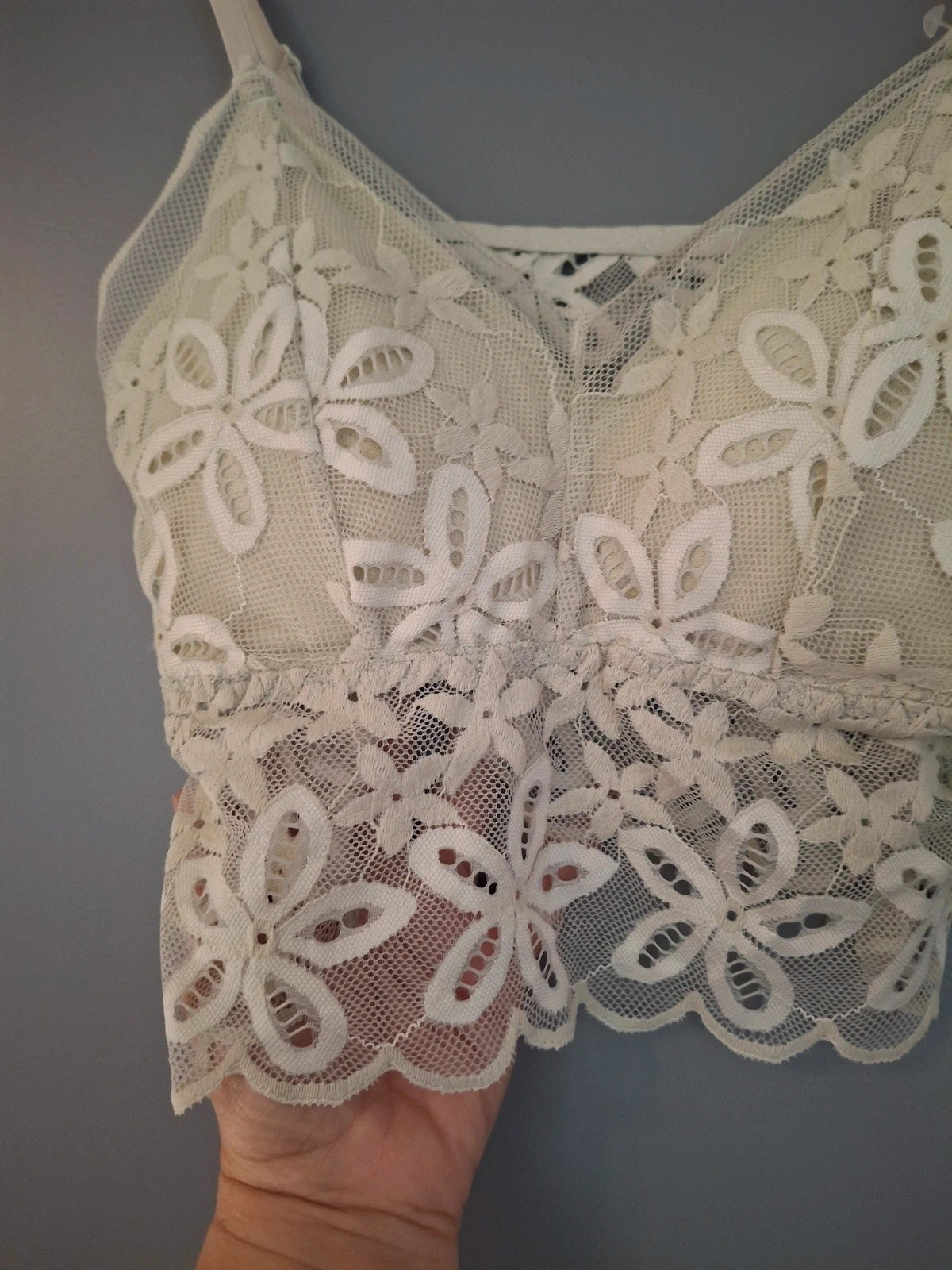 Bralette dentelle fine a fleurs – Ouno – taille Taille unique 5