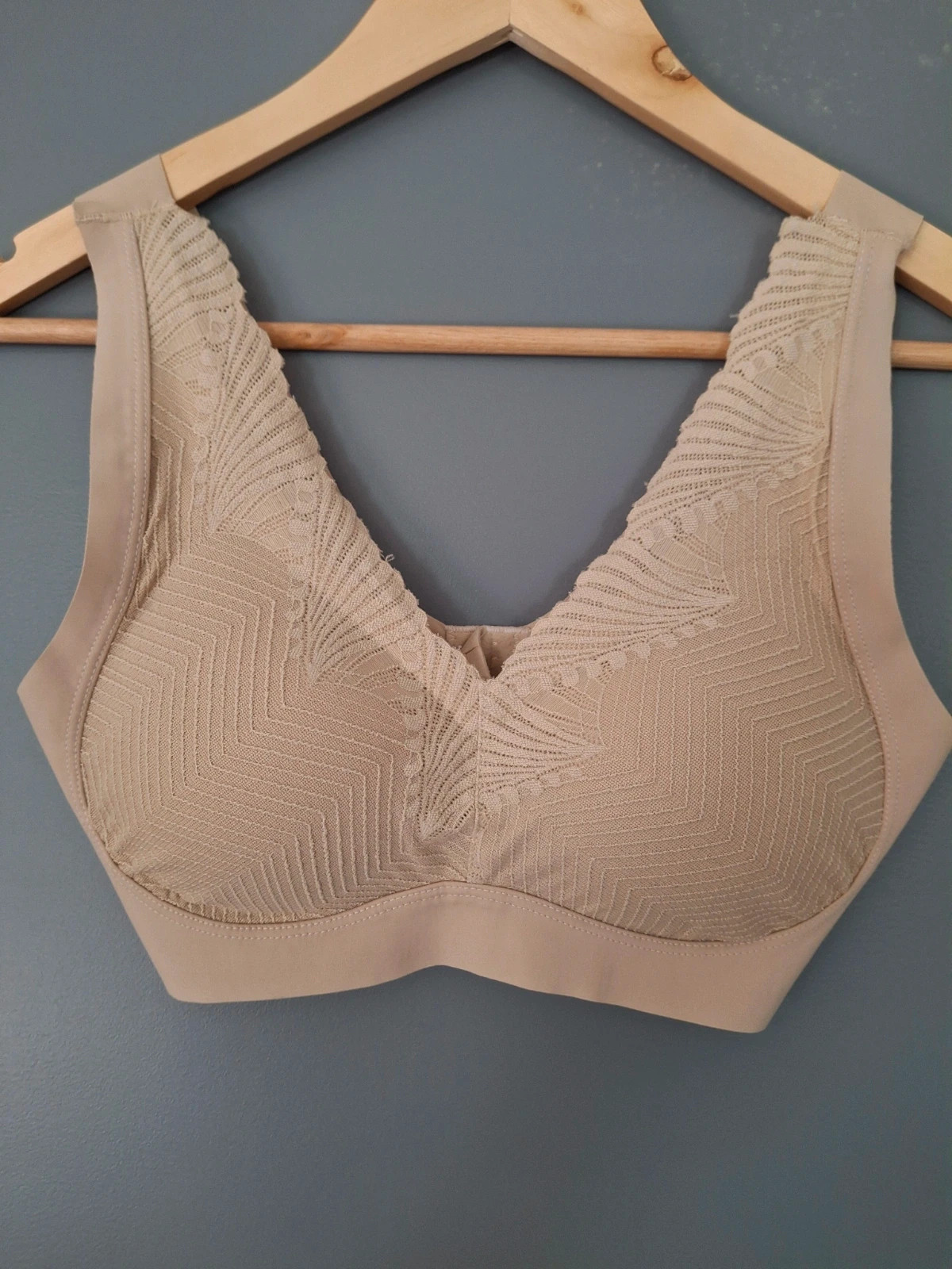 Bralette invisible sans couture beige