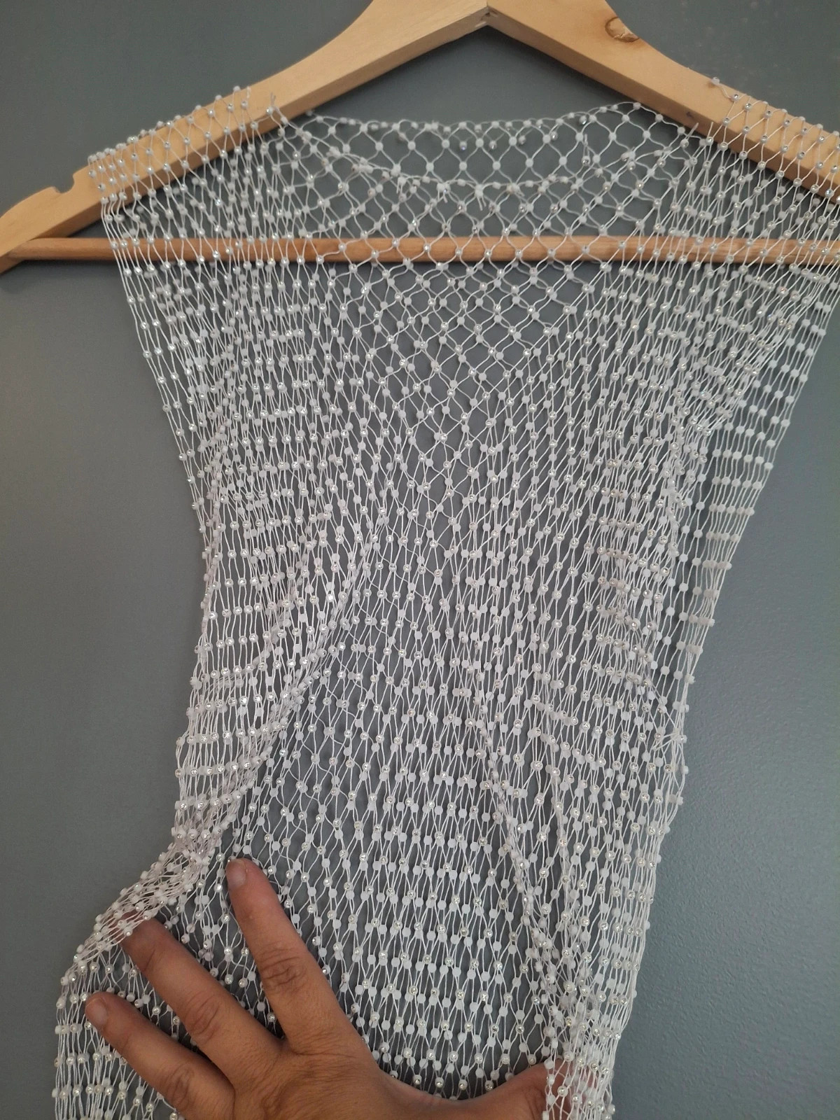 Paréo sarong filet avec strass tendance – boutique indépendante – taille M / 38 / 10 5