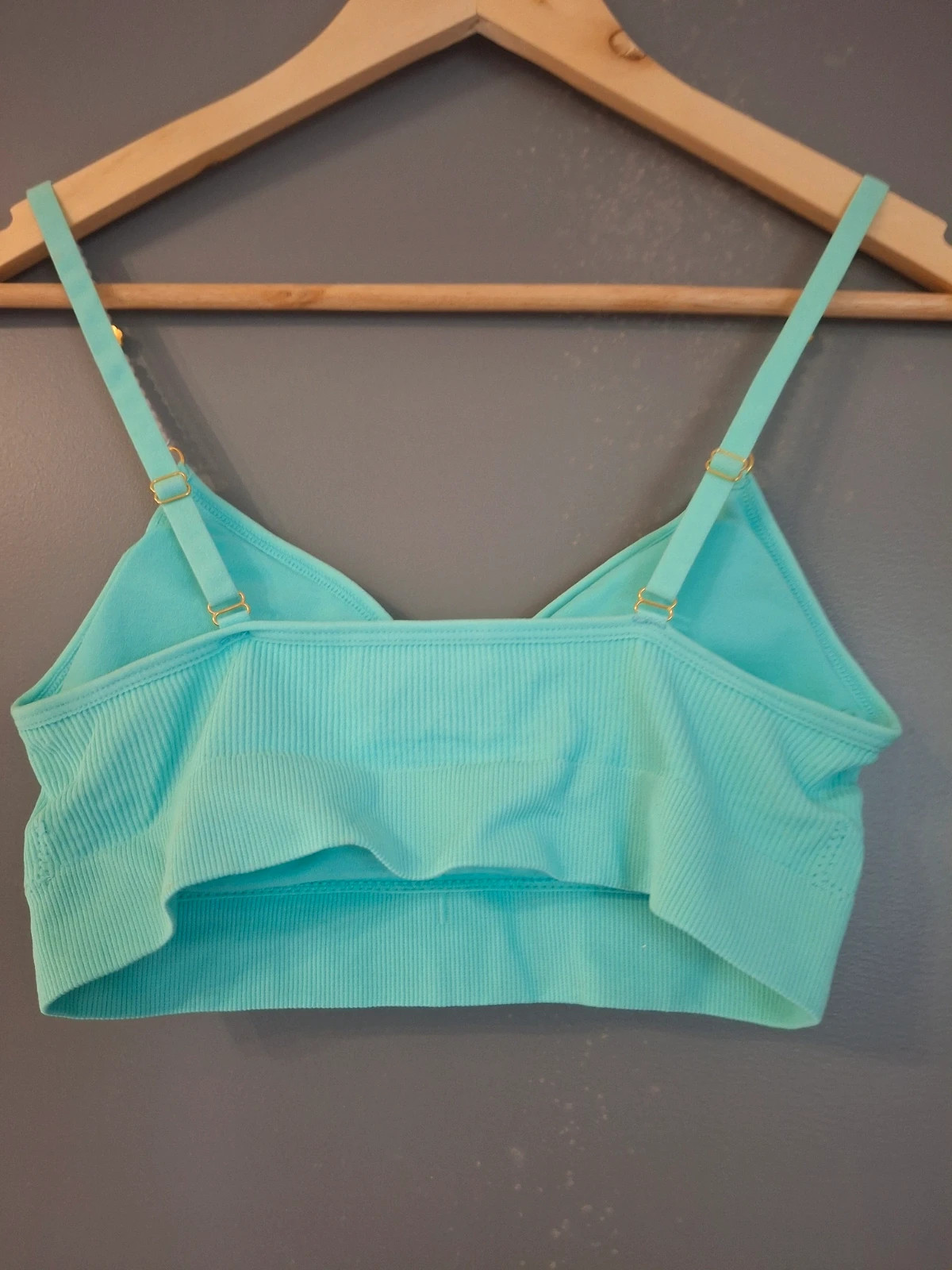 Brassière tendance micro fibres bleu turquoise – Ouno – taille 90B 4