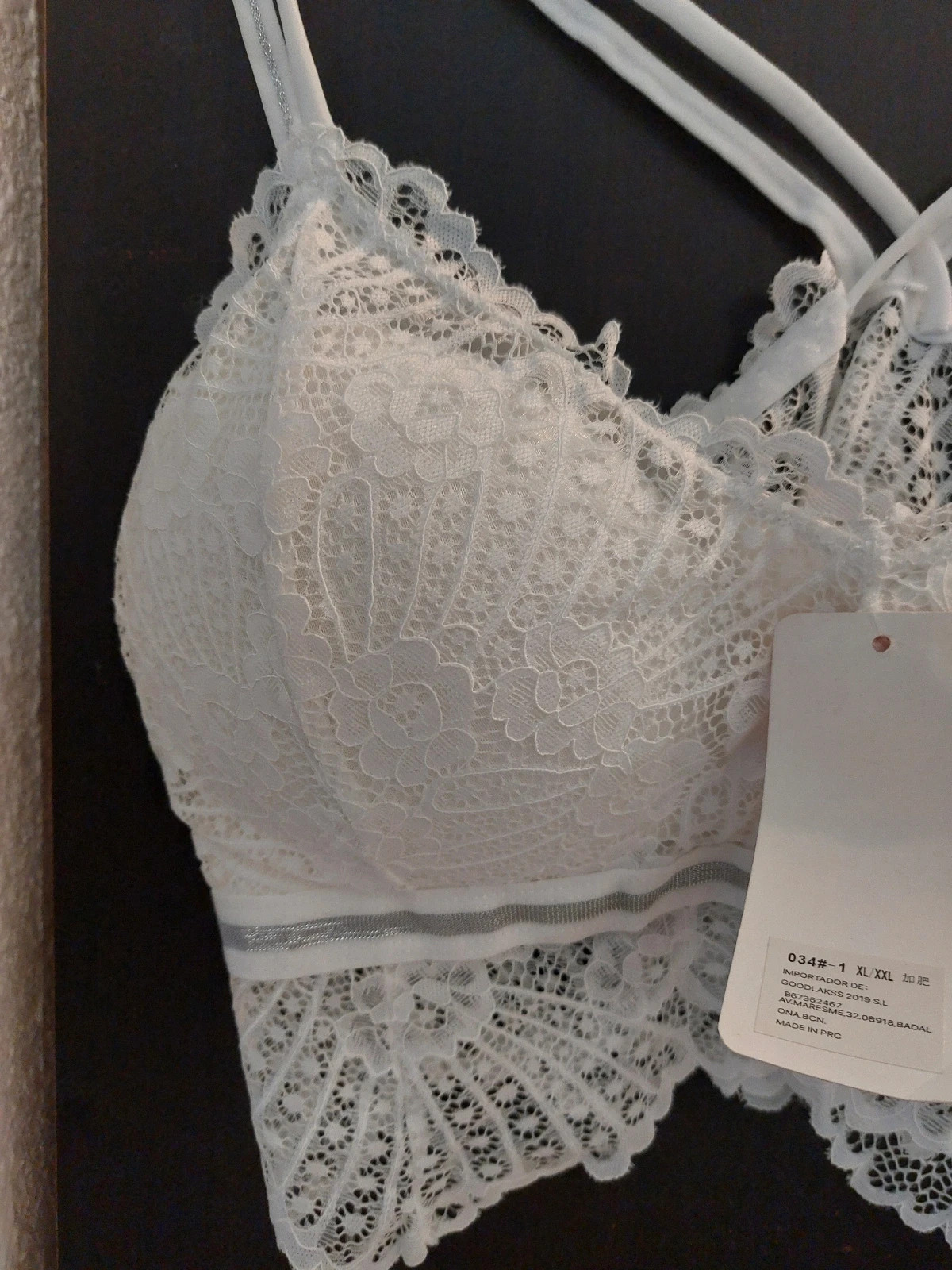 Bralette dentelle blanche grande taille – Magnifique – taille 100C 3