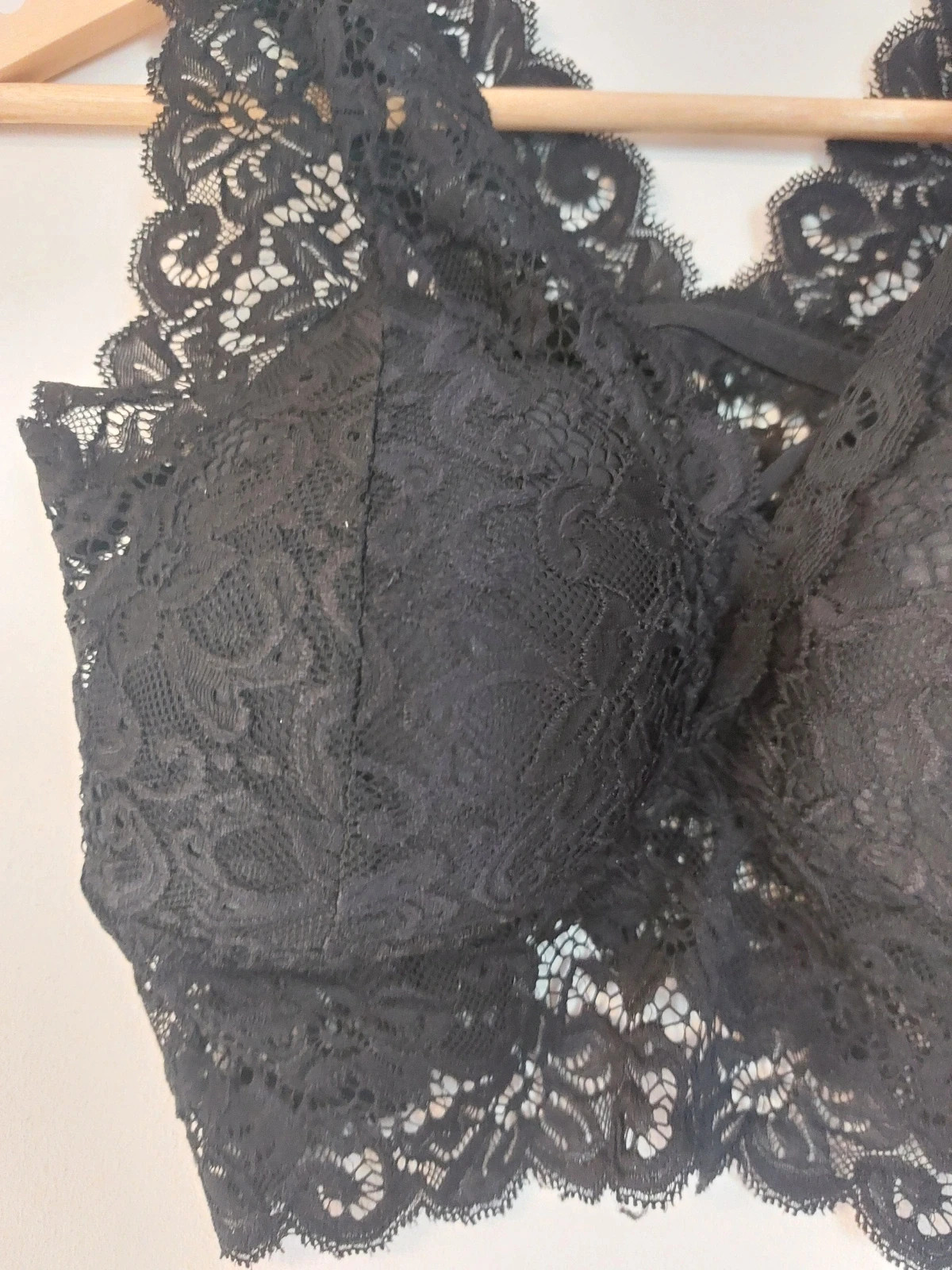 Croo top dentelle noir push up – Ancona – taille XL / 42 / 14 4
