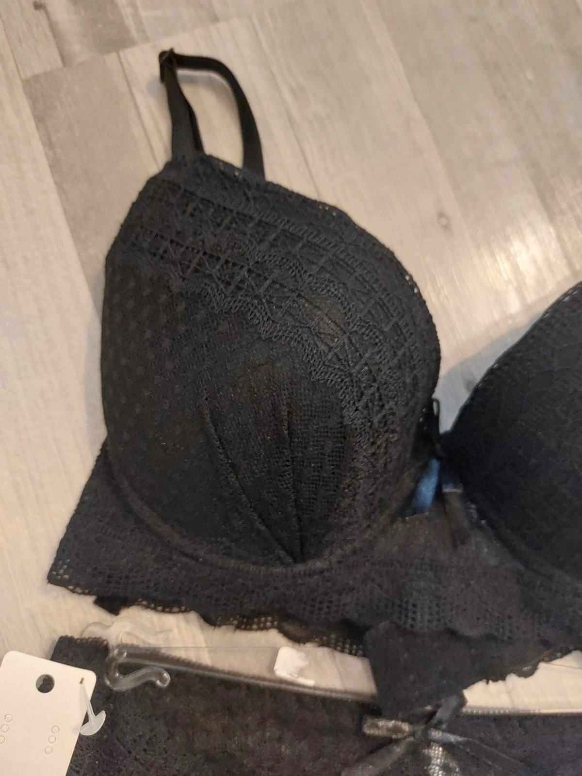 Ensemble lingeries 2pces noir – Noir – taille S / 36 / 8 3
