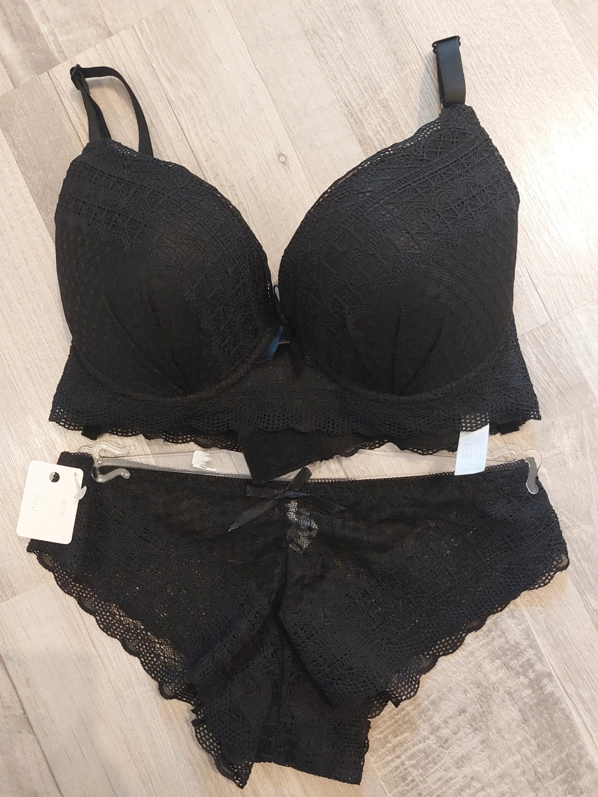Ensemble lingeries 2pces noir