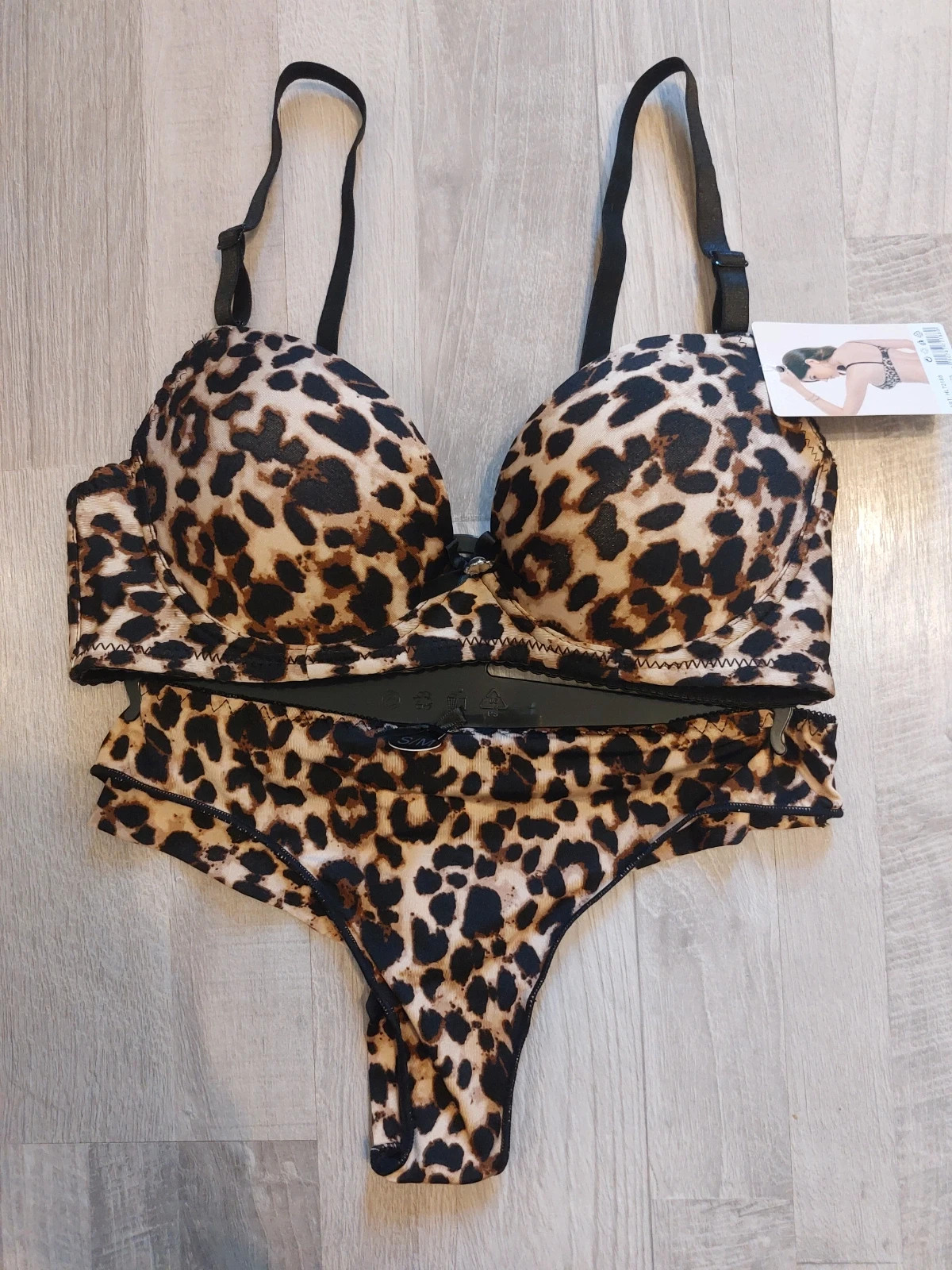 Ensemble lingeries Léopard