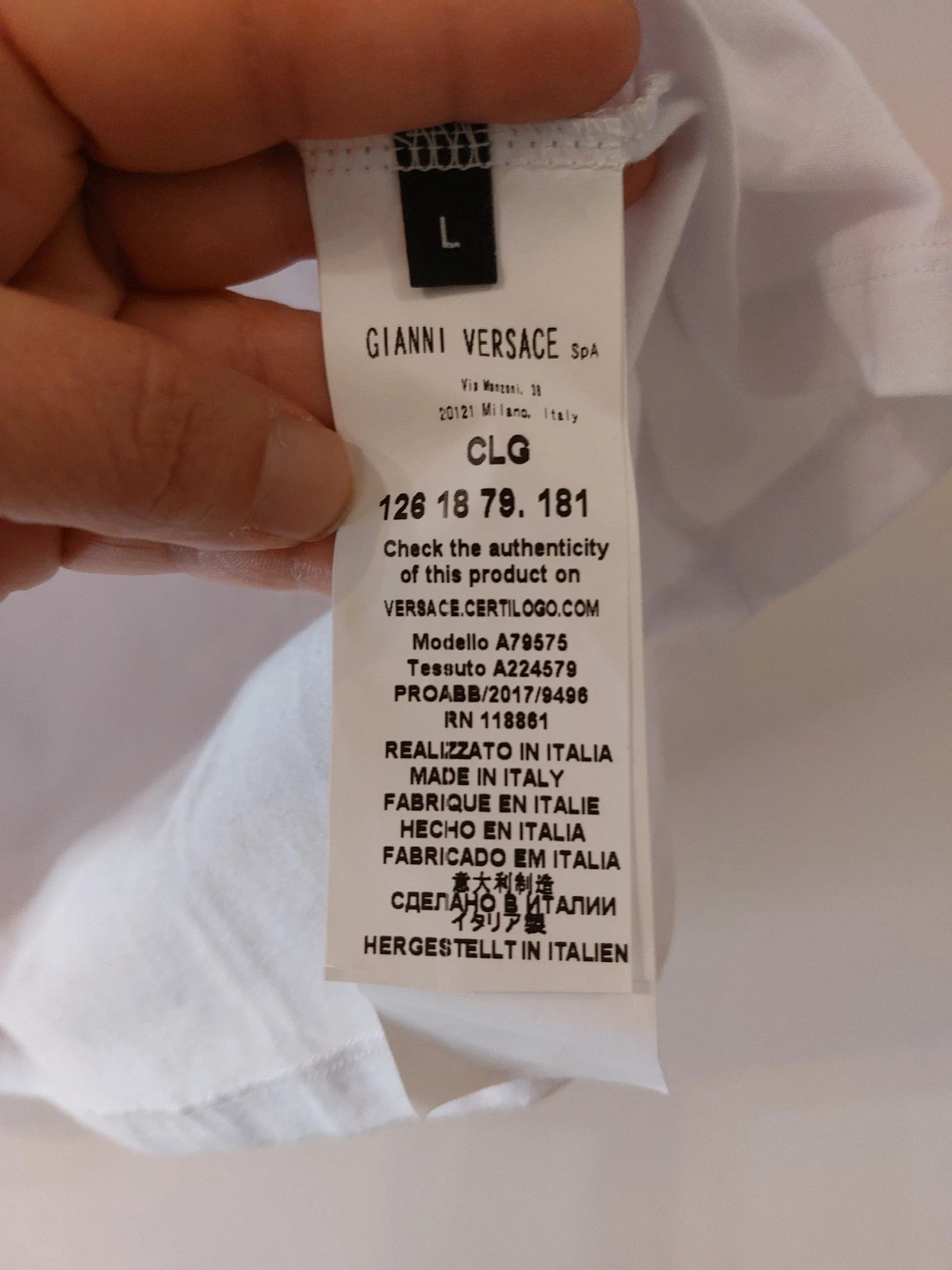 T-shirt Versace – Versace – taille L 5