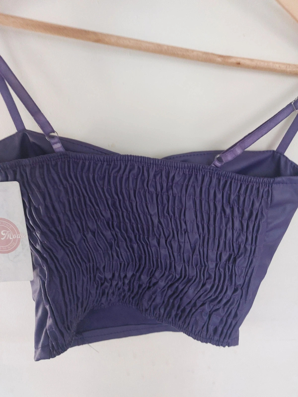 Crop top imitation cuir – CHIC – taille Taille unique 3