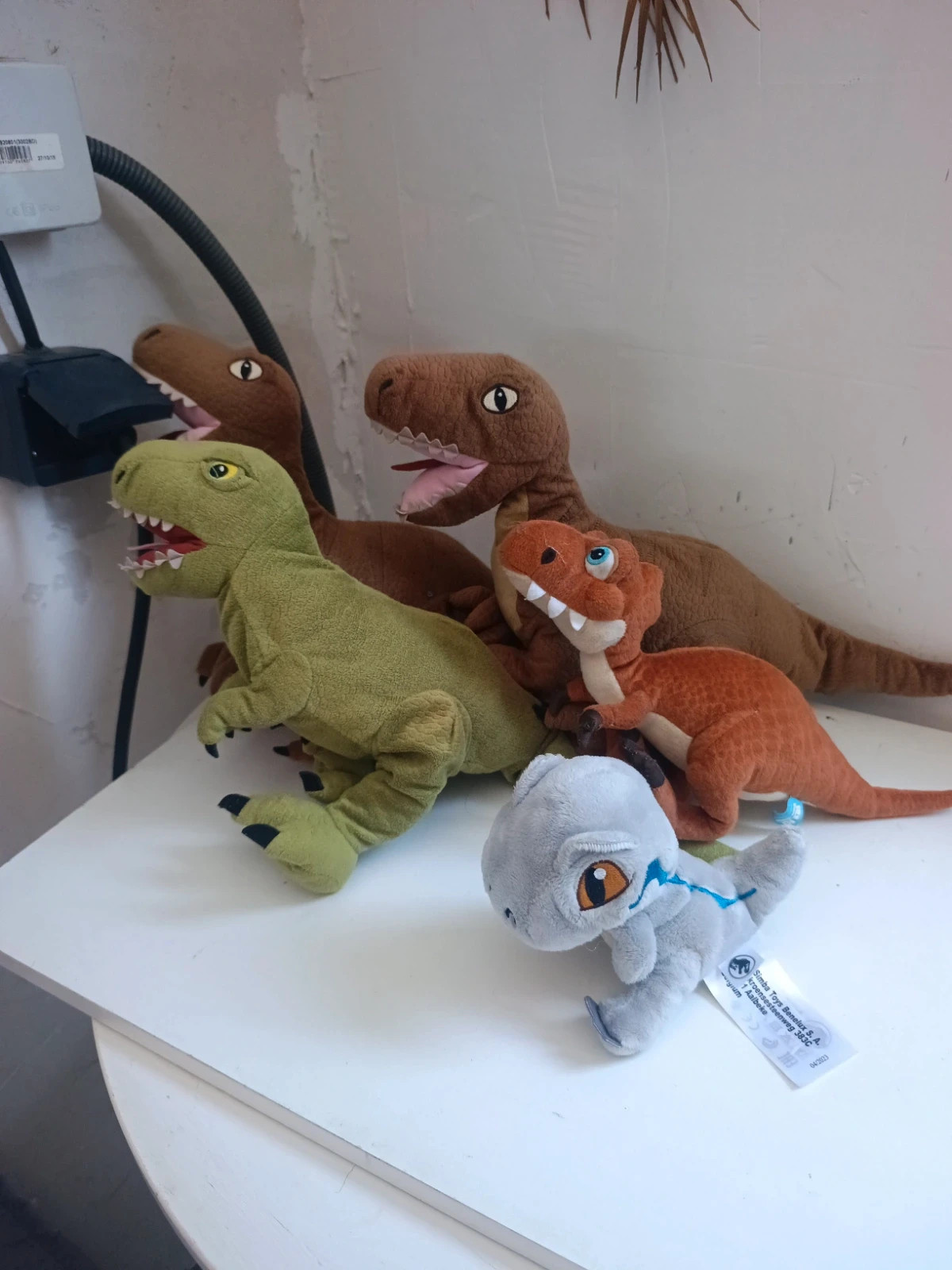 Lot peluche dinosaure