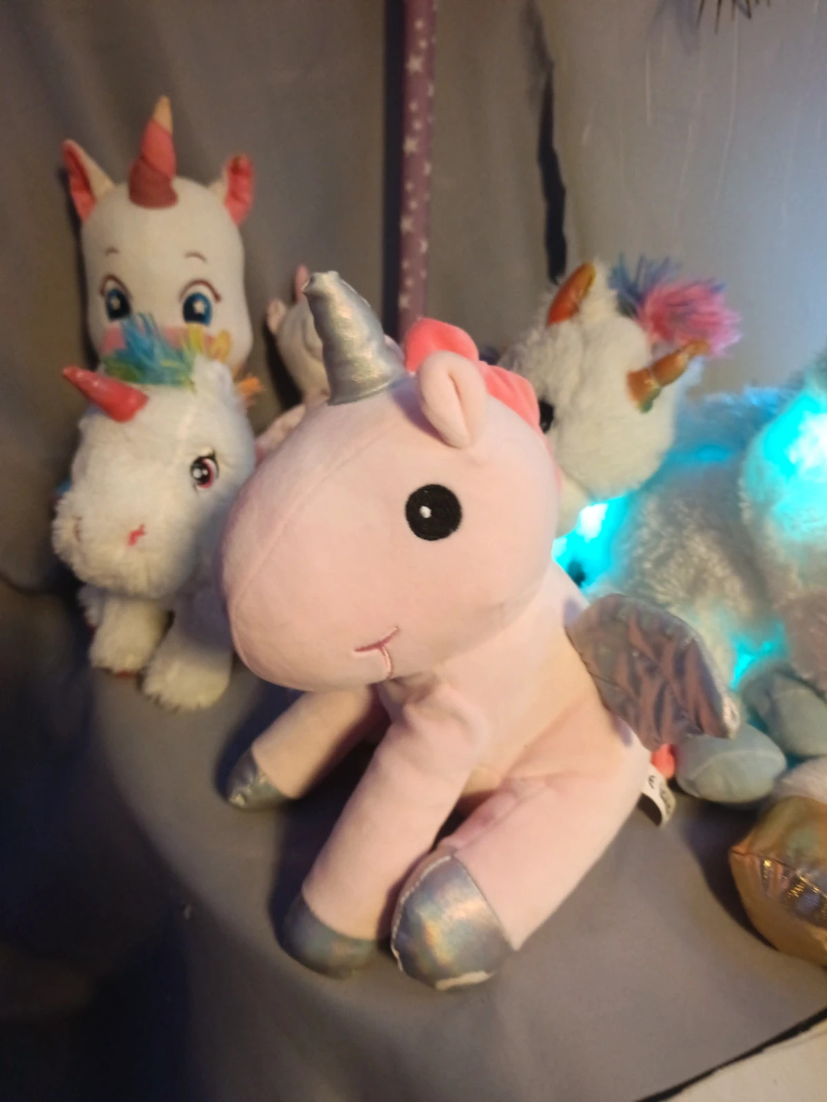 Lot peluche licorne déco chambre – Babydream – taille Taille unique 4