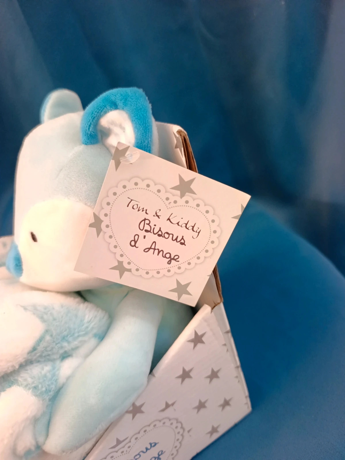 Couverture et peluche pilou naissance – Tom et Kiddy – taille Taille unique 5