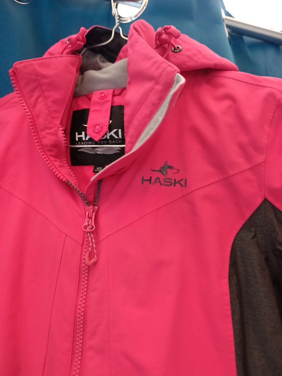 Imperméable avec capuche treck rando camping – haski – taille XS / 34 / 6 2